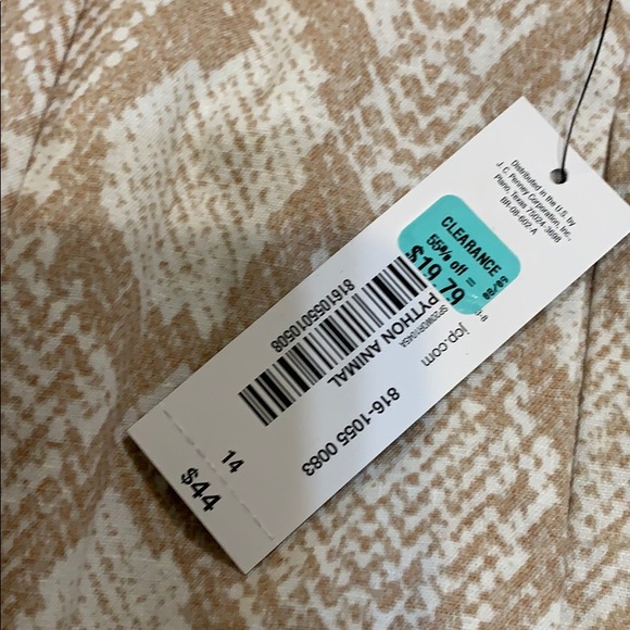 Snake print belted shorts - Picture 3 of 6